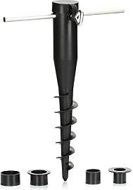 com-four® Sonnenschirmhalter aus Kunststoff -