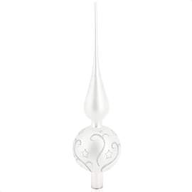 com-four® Weihnachtsbaumspitze matt 33 cm-