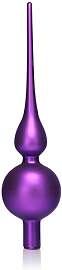 com-four® Weihnachtsbaumspitze matt -
