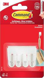 Command Haken zum Aufhängen, 3 Haken mit