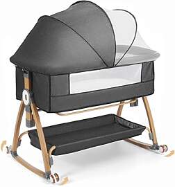 COMOMY 3-in-1 Babybett, Beistellbett Baby,