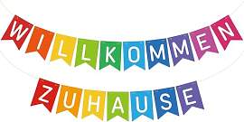 COMOOKA Willkommen Zuhause Girlande Willkommen