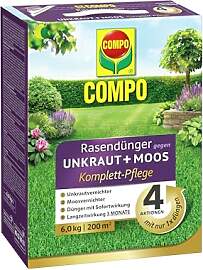 COMPO Rasendünger gegen Unkraut + Moos