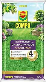 COMPO Rasendünger gegen Unkraut und Moos - 15 kg
