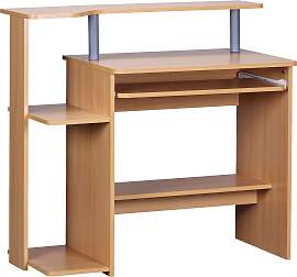 Computertisch ca. 48x94x90 cm Buchefarben