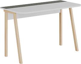 Computertisch Luton Dunkelgrau/Weiß ca.120x60x75cm