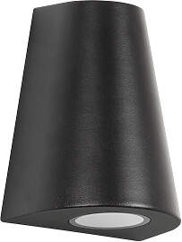 Cone Wandleuchte Schwarz mit Lichtsensor LED