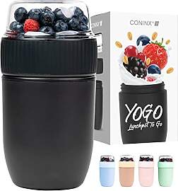 Coninx Müsli Becher to Go auslaufsicher mit 2