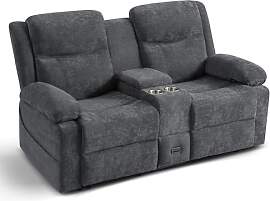 Consofa 2er Kinosessel Relaxsessel mit