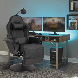 Consofa Gaming-Stuhl mit Fußstütze,