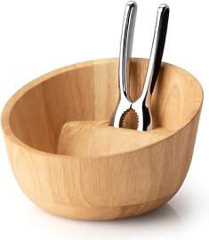 Continenta Nussschale mit Nussknacker, Gummibaum