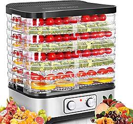 COOCHEER Dörrautomat Dörrapparat für Obst und
