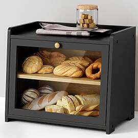 Cookery Brotkasten Holz mit 2 Etagen zur