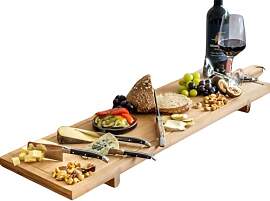 Cookinglife Servierbrett XXL - Bambus - 100 x 26 cm