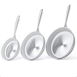 COOKNANO 3-teiliges Pfannenset 20+26+30 cm,