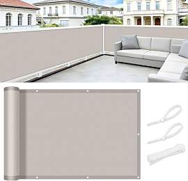COOL AREA Balkon Sichtschutz 90x600cm