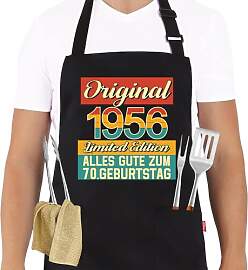 Coolgaga Schürzen 70 Geburtstag Geschenk,