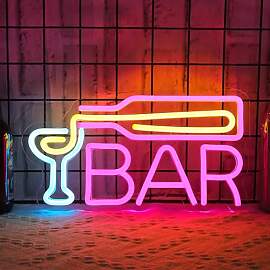 CoolGift Neonschild für Bar, dimmbare