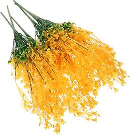 COOLHIYA Künstliche Rapsblumen 6 Stück Gelb
