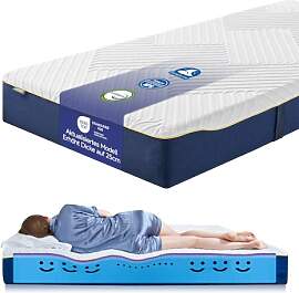 Coolux Sleep Matratze 90x200 Schaumstoffmatratze
