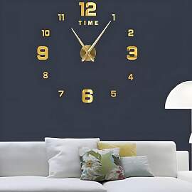 Coraltree 3D Wandtattoos Wanduhr DIY Wanduhren