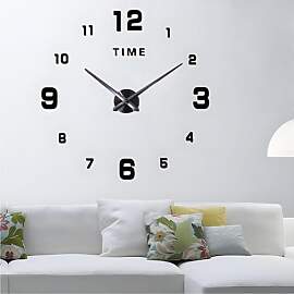 Coraltree 3D Wandtattoos Wanduhr DIY Wanduhren