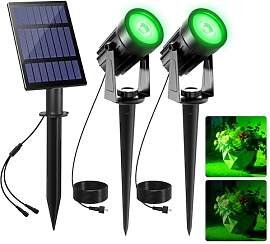 CORESLUX Solarlampen für Außen, Grün Solar