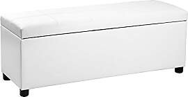 Corium Ottomane 119 x 38 x 45 cm Weiss Sitztruhe