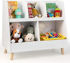 COSTWAY Kinderregal mit 5 offenen Fächern,