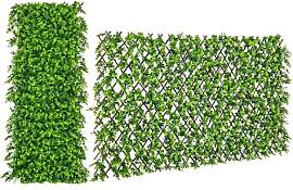 COSTWAY Künstliche Efeu Garten Sichtschutz, 180 x 