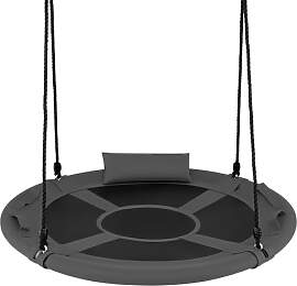 COSTWAY Nestschaukel mit Kissen & Griffe,