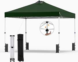 COSTWAY Pavillon 3x3m, Pop-Up Faltpavillon
