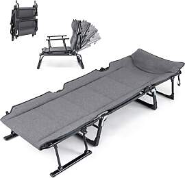 COSTWAY Sonnenliege klappbar, 3 in 1 Gartenliege