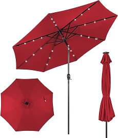 COSTWAY Sonnenschirm 300 cm mit