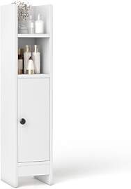 COSTWAY Toilettenschrank, Badschrank schmal,