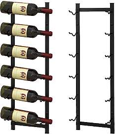 COSTWAY Weinregal Wand für 6 Weinflaschen,
