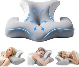 COSYLAND Nackenstützkissen aus Memory-Schaum –