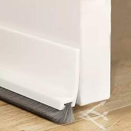 Cotensta 100cm Zugluftstopper Weiß Dichtungsband