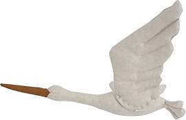 Cotton Line Wandbehang Schwan Plüsch Gefüllte