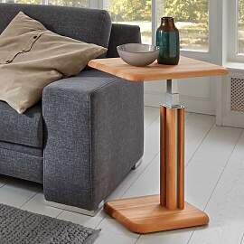 Couch Beistelltisch aus Kernbuche Massivholz