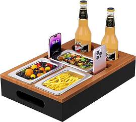 Couchbar Snackbox,Mit Abnehmbare Snackschalen Aus