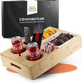 Couchbar Snackbox Personalisierbar aus Bambus