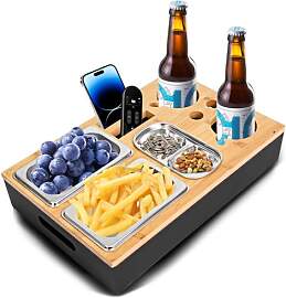 Couchbar Snackbox Schwarz Mit Snackschalen Aus