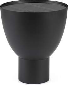 Couchtisch Archie aus Metall und Glas, modern