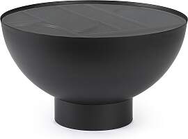 Couchtisch Archie aus Metall und Glas, modern