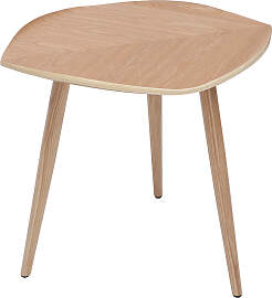 Couchtisch aus Holz in Form eines Blattes L60 cm