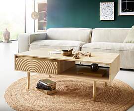 Couchtisch Budaya 115x60 cm Mango Natur 2