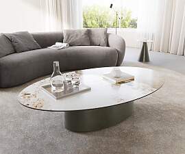 Couchtisch Casilda 150x90 cm Keramik Minas Melange 