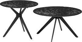 Couchtisch Conti Schwarz, 2er Set