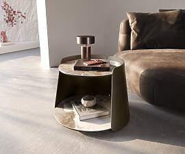 Couchtisch Daban 59x59 cm Keramik Minas Melange